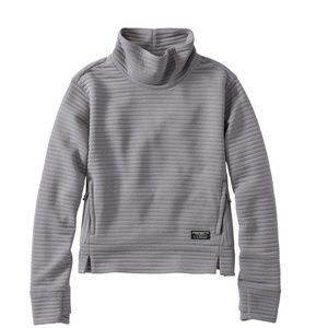 L.L. Bean Women's Airlight Pullover, Funnelneck. NWOT - Quarry Gray